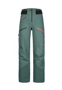 ORTOVOX - Skihose 3L Deep Shell Hose arctic grey - grün