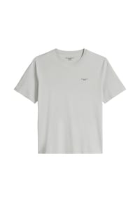 Marc O'Polo DENIM - Herren T-Shirt - Regular Fit, Baumwolle, Logoprint, einfarbig - 2902 CAPULET OLIVE