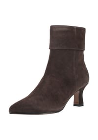 REGARDE LE CIEL - Veloursleder Stiefelette - Mittelbraun