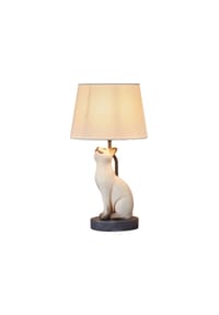 LOBERON - Tischlampe Ormeya creme - creme