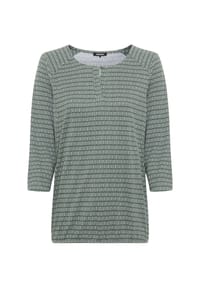 olsen - Shirt mit femininem Tunika-Ausschnitt - 50003 KHAKI