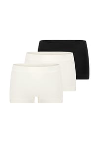 SCHIESSER - Short Slip 3er Pack Unique Cotton - Off-white
