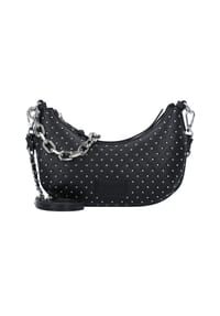 SEIDENFELT Jomala - Jomala Schultertasche 25 cm - black with tiny rivets