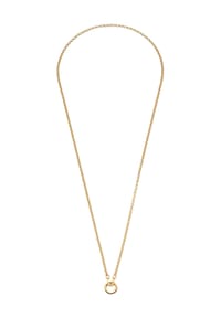 LEONARDO - CLIP & MIX Damen Kette mit Anhänger "Paola 018389", Edelstahl - GOLD