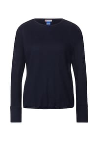 Street One - Langarmshirt - deep blue