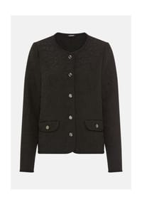 olsen - Jacke mit Pattentaschen - Black