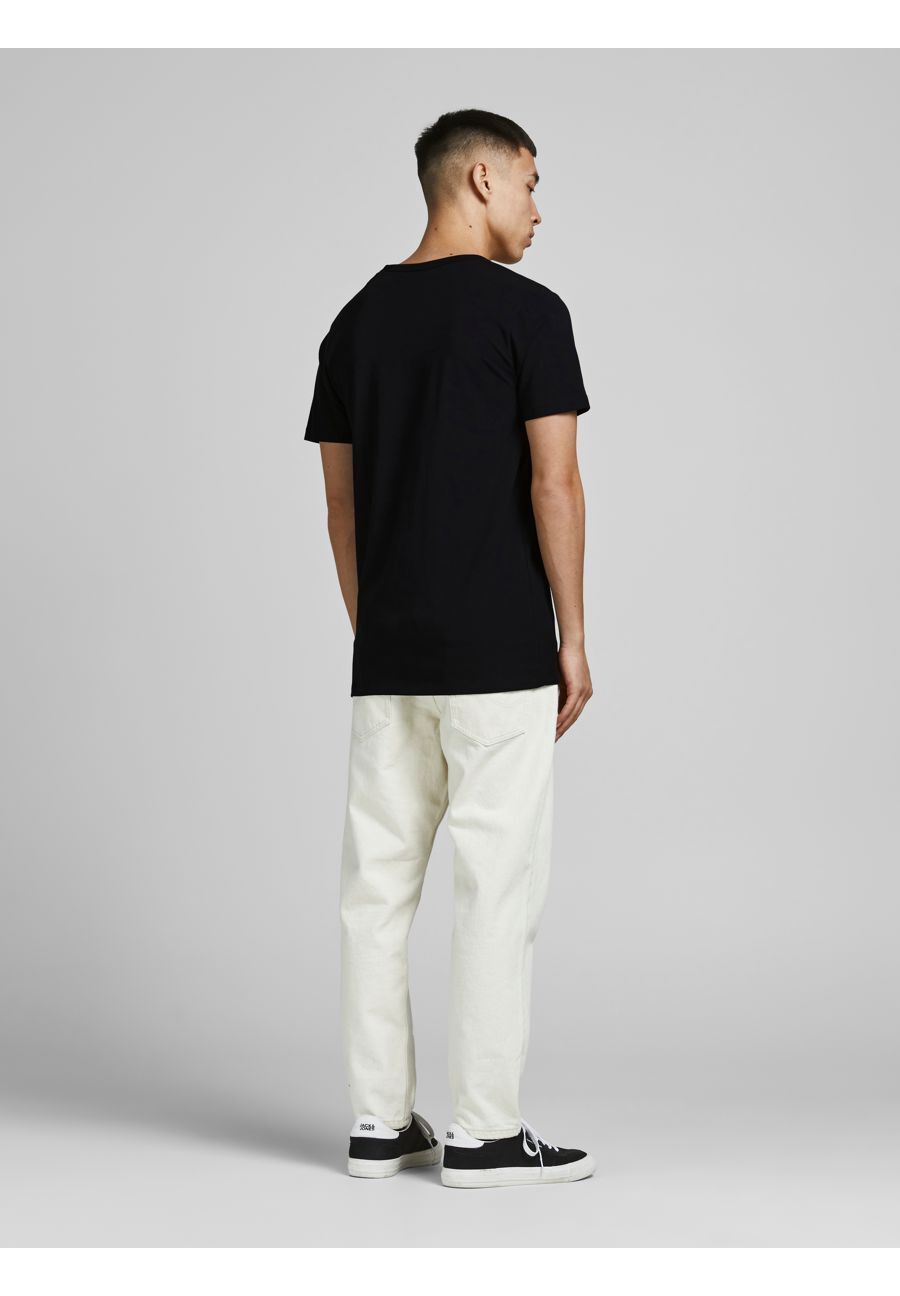 Jack & Jones Jacbasic T-Shirt, 2-Er Pack, Baumwolle, FüR Herren, Schwarz, L