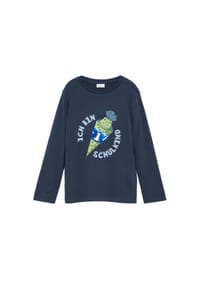 s.Oliver - Langarmshirt, Wendepailletten, für Kinder - 41D2 LILAC/PINK