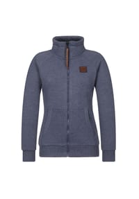 naketano - Sweatjacke, Stehkragen, für Damen - INDIGO BLUE MEL.