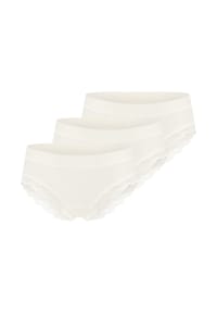 SCHIESSER - Brazil Slip 3er Pack Unique Cotton - Off-white