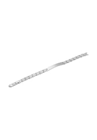 Adelia's Bold Style - Armband – Gliederarmband aus Edelstahl 21,5 cm - silber