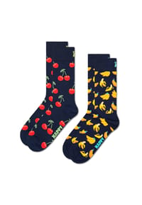 HAPPY SOCKS - Socken "Classic Cherry", 2er-Pack - 6500 NAVY