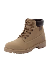 Dockers® by Gerli - Schnürstiefellette, Ziernähte, für Damen - BRAUN