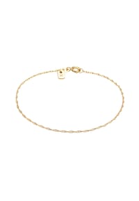 KUZZOÍ - Armband Herren Basic Gliederkette Gedreht 925 Silber - Gold