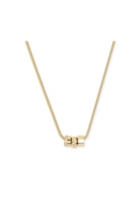 TOM TAILOR - Kette mit Anhänger für Damen, Edelstahl, Zirkonia | Herz - Gold