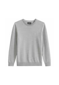 Marc O'Polo - Herren Strickpullover - Piqué-Struktur, Rundhals, Regular Fit, Cotton - Blau