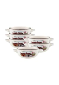 Villeroy & Boch Suppentassen Design Naif 450 ml 6er Set bunt - DESIGN NAIF - bunt