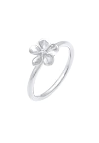 Nenalina - Ring Frangipani Blüte Blume Zirkonia 925 Silber - Gold