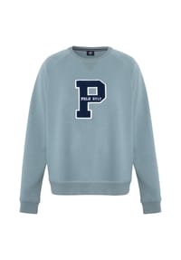 POLO SYLT - Sweatshirt mit Logo-Applikation - 18-4215 Blue Mirage