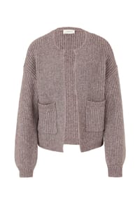 CARTOON - Strick-Cardigan mit Taschen - Dark Aubergine