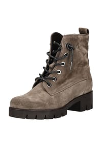 Gabor® - Veloursleder Stiefelette - Braun/Grau