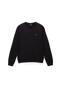 NAPAPIJRI - Herren Sweatshirt - BALIS CREW 1, Small Flag, Rundhals. Regular Fit, einfarbig - Dunkelblau