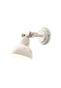 LOBERON - Wandlampe Rieke antikweiß - antikweiß
