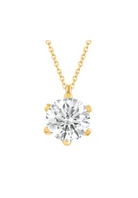 ONE ELEMENT Lab Grown Diamonds - Collier Halskette aus 585 Gold mit 1 Lab Grown Diamant 0,75 ct 45 cm - gold