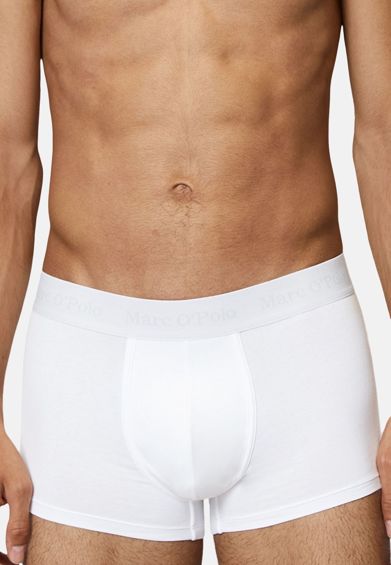 Marc O'polo Essentials Pants, 3Er-Pack, Logo-Bund, FüR Herren, Weiß, L
