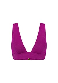 TRIUMPH - Triangel-Bikini-Oberteil Summer Sunset, Glitzer, für Damen - RASPBERRY JUICE