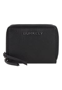 BURKELY Rock Ruby - Rock Ruby Geldbörse RFID Schutz Leder 10 cm - bold black