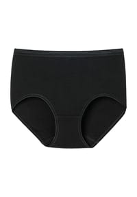 SCHIESSER - Maxi-Slip, unifarben, für Damen - 000 SCHWARZ