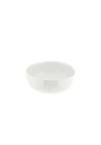 ALMINA® - 6 Teiliges Snackschalen-Set aus Porzellan in Cremeweiß - Cremeweiß
