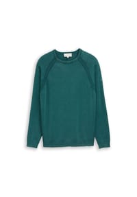 TOM TAILOR - acid wash knit, 12818 MEADOW GREEN, XXL - 12818 MEADOW GREEN