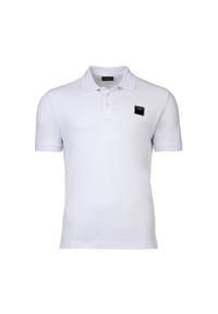 EMPORIO ARMANI - Herren Poloshirt - ESSENTIAL, Pique, Regular Fit, Cotton, uni - Weiß