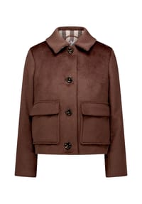 GIL BRET - Winterjacke, Blusenkragen, für Damen - 7176 DARK BROWN