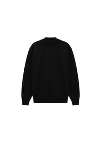 BEYRO - Pullover BP201 mit Stehkragen in Regular Fit - BLACK