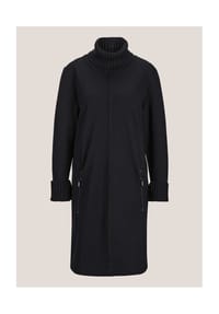 MADELEINE - Lässiges Kleid mit Rippstrick - schwarz