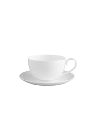 Villeroy & Boch Kaffeetasse mit Untertasse Royal 200 ml weiß - Royal - weiß
