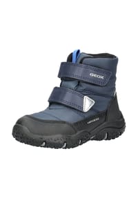 GEOX - Lederimitat/Nylon Stiefelette - Navy