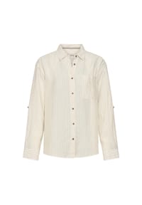 camel active - Bluse mit Kentkragen - Jadeblau