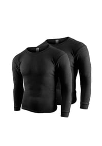 BLACK SNAKE - Thermounterhemd 2er Set cushy - Anthrazit