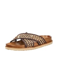 INUOVO - Leder Pantoletten - Chocolate