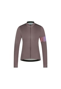 SHIMANO - VERTEX Long Sleeves Jersey Printed, Smoky Topaz - braun