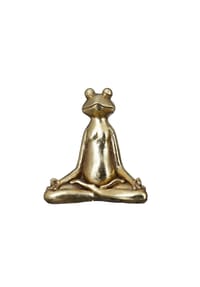GILDE - Figur "Yoga" - gold