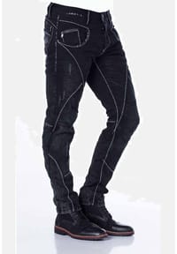 Cipo & Baxx CONTRIB Mens Jeans Cargo Denim CD894 All Sizes - Foto 4