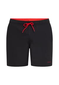 MANGUUN - Badeshorts Basic Michael 16, Eingrifftaschen, für Herren - E001 BLACK