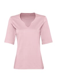 GALERIA - T-Shirt "Sibie", Split-Neck, 3/4-Arm, für Damen - BLACK