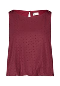 Vera Mont - Blusentop im Glitzer-Look - Deep Dahlia