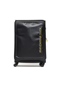 MANDARINA DUCK - Eco Coated Eco Coated 4 Rollen Trolley XL 83 cm mit Dehnfalte - black